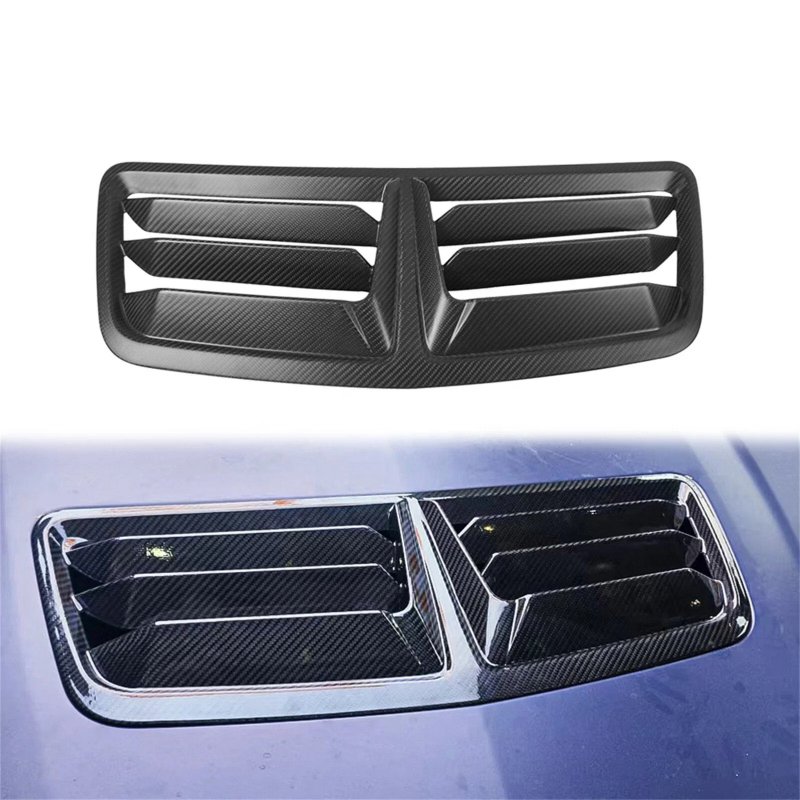 For Dark Horse S650 5.0 GT Cooling Vent Accessories Dry Carbon Fiber Hood Scoops